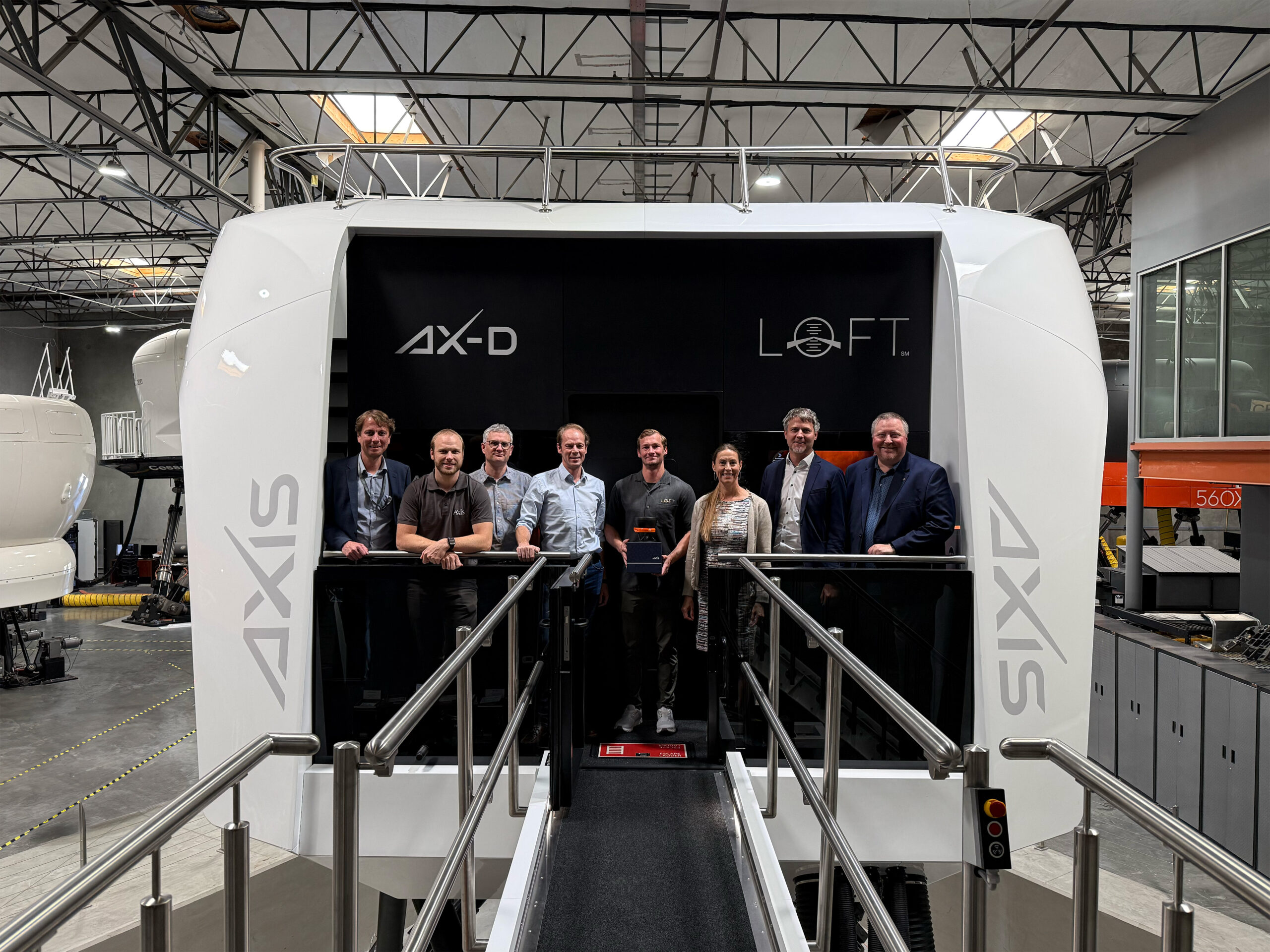 AXIS strengthens US footprint with second qualified Level D CL350 simulator